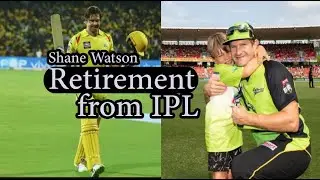Shane Watson retires with Chennai Super Kings are out of the IPL