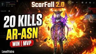 20 KILLS 🔥 AR-ASN | MVP WIN | ScarFall 2.0 TDM | LevelYatra