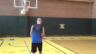 Martin Kampmann Shooting Hoops at UFC Media Workout