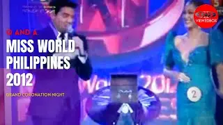 Miss World Philippines 2012 Q&A