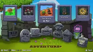 Plants vs. Zombies: Replanted Adventure Mode + bonus Levels: High Gravity