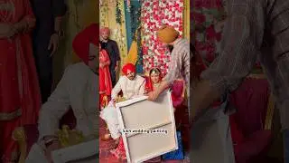 Sikh wedding painting | Sarabjeet singh | #sikhwedding | #wedding #weddingday ng