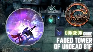 CABAL WORLD - Faded Tower of Undead B1F Dungeon - Walk Through [Guide] Epaulet of Dead B1F
