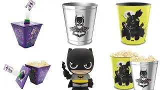 New Batman merchandise Popcorn buckets, and more revealed by Cinemark available now