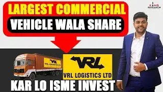 VRL Logistics Stock Chart Analysis 🚛 | Breakout Alert in Logistics Sector | Stock to Watch | Ep-21