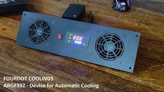 Automatic Cooling for Almirah & Enclosed Racks using Fourdot ARGF292 with Inbuilt thermostat W3230