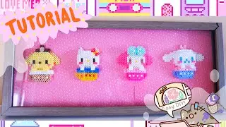Easy Tutorial : HELLO KITTY and friends Characters set DIY 3D Perler - Beginners & All Levels