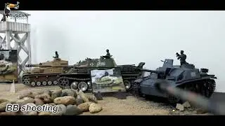 Heng Long 3819 Panther RC Tank 1/16 &ndash; TK7.0 Customized Version, Metal Tracks & Wheels, RTR