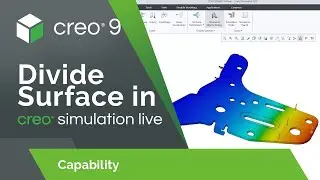 Divide Surface In Creo Simulation Live | Creo 9