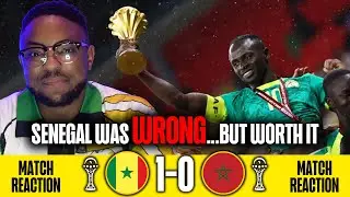 SENEGAL WAS WRONG BUT DESERVED THE WIN!❗Senegal 1-0 Morocco | #totalenergiesafcon2025