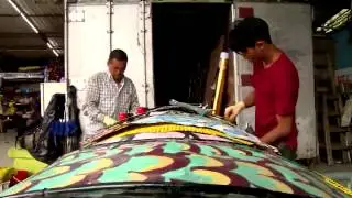 The Making of the Bamboo Flower Plaque