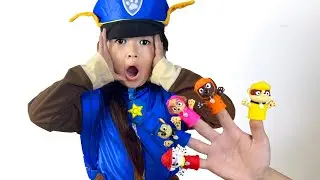 Daddy Finger Nursery Rhymes | Learn Colors With Paw Patrol