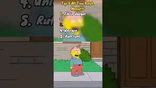 Top 5 Dumb Ralph Wiggum Moments, Simpsons Ranking, I'm in danger ⚡#simpsons #shorts #lol #funny