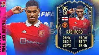 FIFA 23: 95 TOTS MARCUS RASHFORD REVIEW - TOP TIER STRIKER - FIFA 23 ULTIMATE TEAM