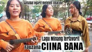 Lia Haliza pengamen nyayi lagu Minang fauzana dan mas iyun sobat ngarit- lagu trending viral tik tok