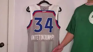 Autographed Giannis Antetokounmpo 2017 All-Star Jersey! Plus Autographed Jabari Parker Bucks Jersey!