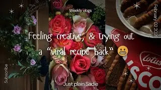 Feeling creative, & trying out a &ldquo;viral recipe hack&rdquo; 😬 2 February 2026