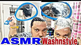 ASMR WASH & STYLE FOR 720 WAVES #720waves #360waves #540waves 