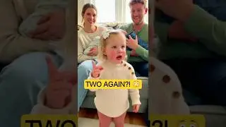 Her Reaction to TWO Babies at Home😂 #youtubeshorts #faimlyvlog #familyfun #shorts #shortvideo #short