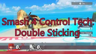 Smash 4 Control Tech: Double Sticking (Auto Buffered SH Aerials)