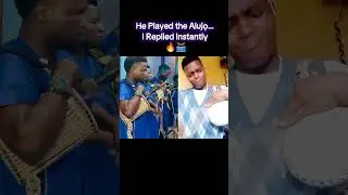 A Real Alujọ Conversation 🥁🔥#Shorts #TalkingDrum #Alujo#AfricanMusic #DrumShorts