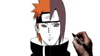 How To Draw Pain/ Nagato | Step By Step | Naruto