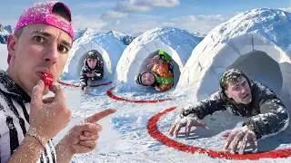 LE DERNIER QUI SORT DE L'IGLOO GAGNE !