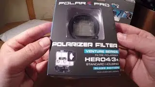 PolarPro Venture Series Polarizer Filter for GoPro Hero4/3+ unboxing