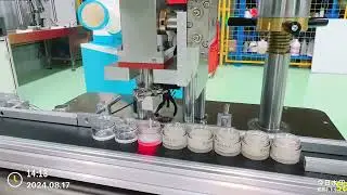Cosmetic jar hot filling machine/blush cream jar hot filling machine/foundation jar filling machine