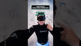 How To Blow Ring Bubbles Underwater! 💦