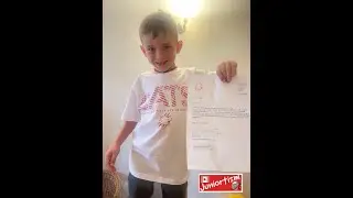 Juniortism - My First Fan Mail Adventure - Thank You Swindon Wildcats Ice Hockey Team