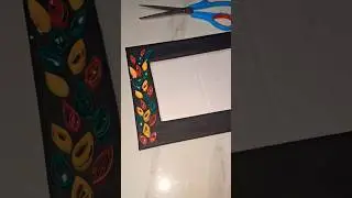diy photo frame_hand craft photo frame_school project#diy#papercraft#artandcraft#shortvideo#handmade