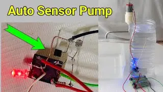 12v DC Water Pump || DIY Free Energy Experiment with DC Motor And Fan | Auto Sensor LDR Water Pump  