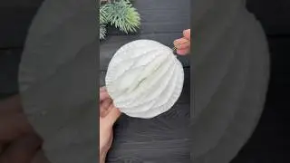 Create Christmas Ornaments with Just Cupcake Liners! #shorts