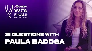 21 QUESTIONS with Paula Badosa | WTA Off Court