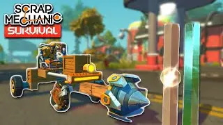 I TURNED MY CAR INTO A DRILLING MACHINE | Scrap Mechanic Survival Gameplay/Let's Play E3