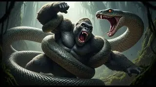 King Kong vs Titanoboa: The Legendary Battle for the Jungle Throne Begins