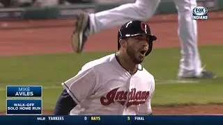 Indians walk off on Aviles' homer in 11th