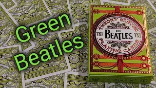 Daily deck review day 643 - Green Beatles playing cards by Theory11