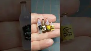 Миниатюрные бутылки своими руками #diy #craft #shorts