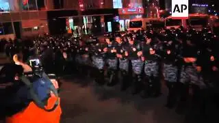 Opposition leader among those held after mass antiPutin demonstration