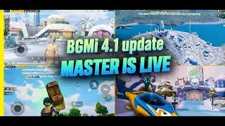 MASTER IS LIVE Exploring BGMI 4.1 New Update : Live Soon #bgmi #bgmi4.1 #bgmilive #bgmimalayalam