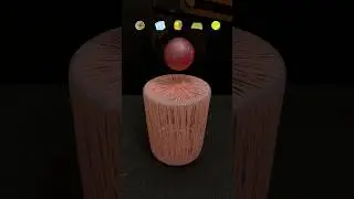 1000&deg;C Red Hot Ball Vs Rubber ice cubes   Tape sponge Tennis 🧊 🧽 🎾#satisfying#foryou#experiment