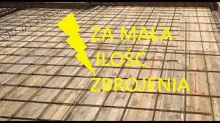 Za mała ilość zbrojenia w stropie,  Wzmocnienie stropu Taśmami z Wł&oacute;kien węglowych