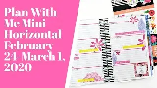 Plan With Me//Mini Horizontal Layout//February 24-March 1, 2020