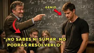 Profesor HUMILLA a un estudiante con un problema IMPOSIBLE… SIN saber que era un GENIO
