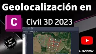 Como Georreferenciar en AutoCAD Civil 3D 2023 y 2022 || Geolocalizaci&oacute;n