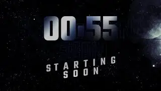 Free Stream Countdown Timer &ndash; 10 Min Galaxy Stars Background - Starting Soon Countdown Timer