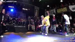 HIPHOP BEST4-1 | CUBE SOUND(win) vs 크스오버 | KOD KOREA 2013
