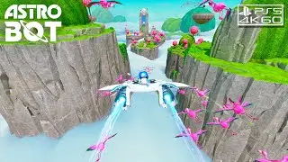 Astro Bot Sky Garden PS5 (4K 60FPS) No Commentary